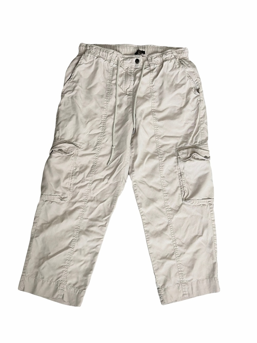 Quince Vintage Wash Tencel Drawstring Cargo Pants - Picture 2 of 5